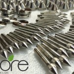 CORE adj. v.3 deluxe 404 stainless steel spikes & coasters.